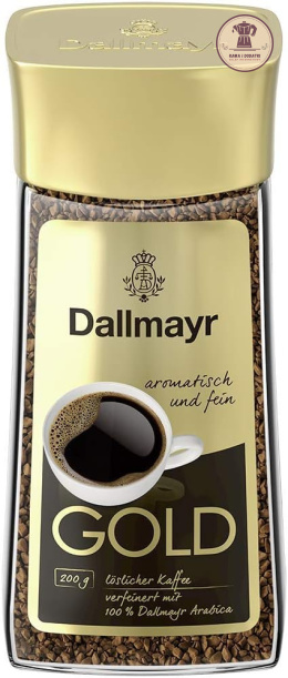 Kawa Rozpuszczalna Gold Kaffee 200 g - Dallmayr