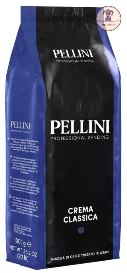Kawa Włoska Ziarnista Crema Classica 1 kg - Pellini