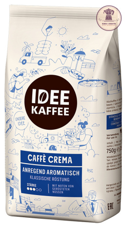 Kawa Ziarnista Idee Caffe Crema Kawa Ziarnista 750 g - J.J.Darboven