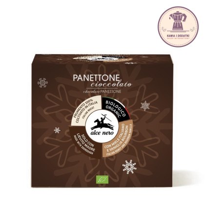 BABKA PANETTONE CIOCCOLATO BIO 750 g - ALCE NERO (PRODUKT SEZONOWY)