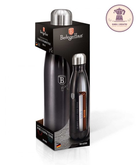 BUTELKA TERMICZNA METALLIC LINE CARBON PRO 500 ml - BERLINGER HAUS