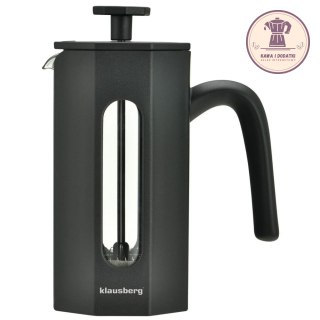 ZAPARZACZ DO KAWY I HERBATY CZARNY MAT 0,35 l FRENCH PRESS - KLAUSBERG