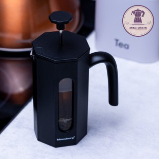 ZAPARZACZ DO KAWY I HERBATY CZARNY MAT 0,35 l FRENCH PRESS - KLAUSBERG