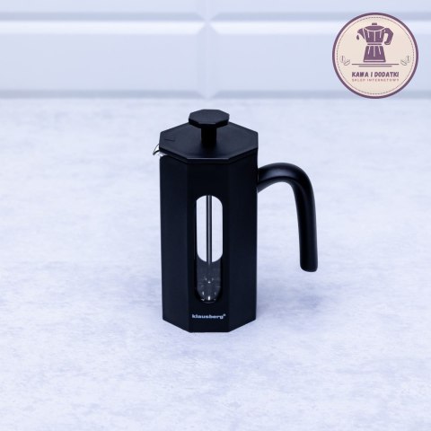 ZAPARZACZ DO KAWY I HERBATY CZARNY MAT 0,35 l FRENCH PRESS - KLAUSBERG