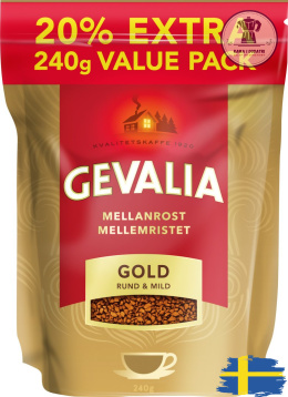 Kawa Rozpuszczalna Gold Rund & Mild 240 g - Gevalia