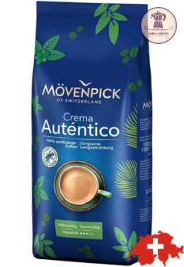 Kawa Ziarnista El Autentico Caffe Crema 1 kg - Movenpick
