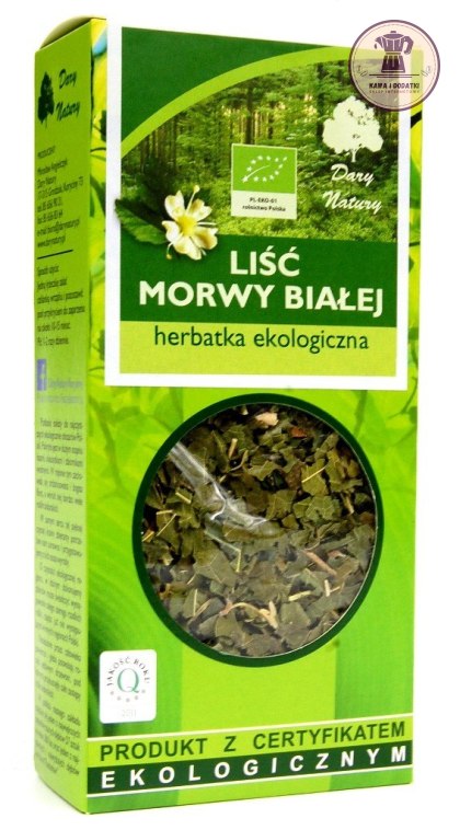 HERBATKA LIŚĆ MORWY BIAŁEJ BIO 50 g - DARY NATURY