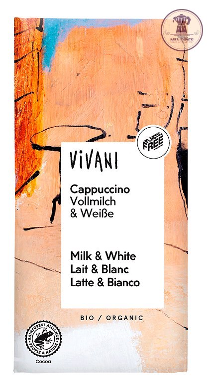 CZEKOLADA O SMAKU CAPPUCCINO BIO 100 g - VIVANI