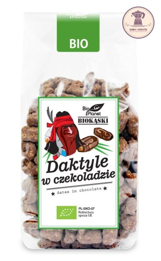 DAKTYLE W SUROWEJ CZEKOLADZIE BIO 250 g - BIO PLANET