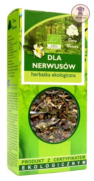 HERBATKA DLA NERWUSÓW BIO 50 g - DARY NATURY