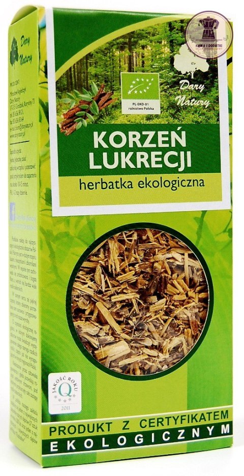 HERBATKA KORZEŃ LUKRECJI BIO 50 g - DARY NATURY