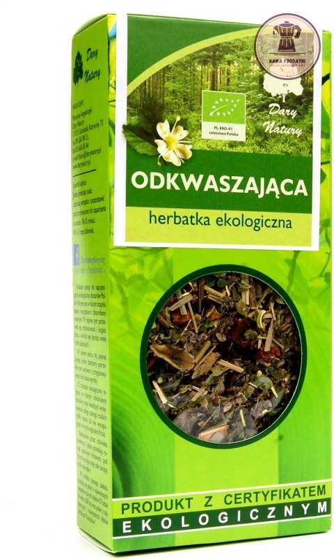 HERBATKA ODKWASZAJĄCA BIO 50 g - DARY NATURY