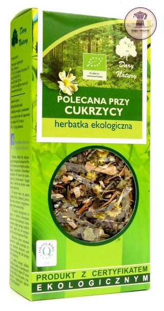 HERBATKA POLECANA PRZY CUKRZYCY BIO 50 g - DARY NATURY