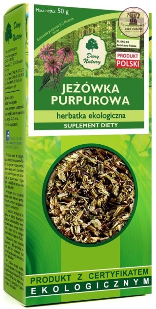 HERBATKA Z JEŻÓWKI PURPUROWEJ BIO 50 g - DARY NATURY