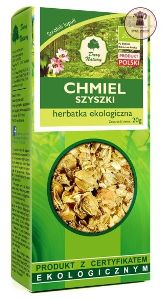 HERBATKA Z SZYSZEK CHMIELU BIO 20 g - DARY NATURY