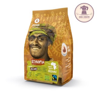 KAWA ZIARNISTA ARABICA 100 % ETIOPIA FAIR TRADE BIO 250 g - OXFAM