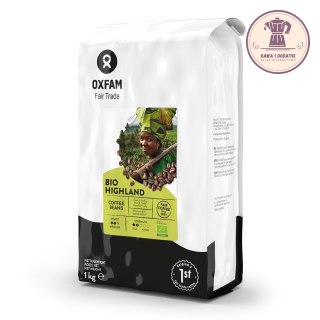 KAWA ZIARNISTA ARABICA/ROBUSTA WYSOKOGÓRSKA FAIR TRADE BIO 1 kg - OXFAM