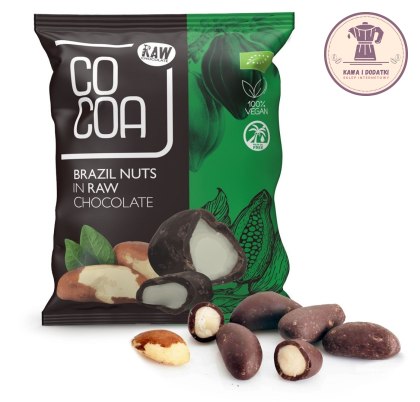 ORZECHY BRAZYLIJSKIE W SUROWEJ CZEKOLADZIE BIO 70 g - COCOA