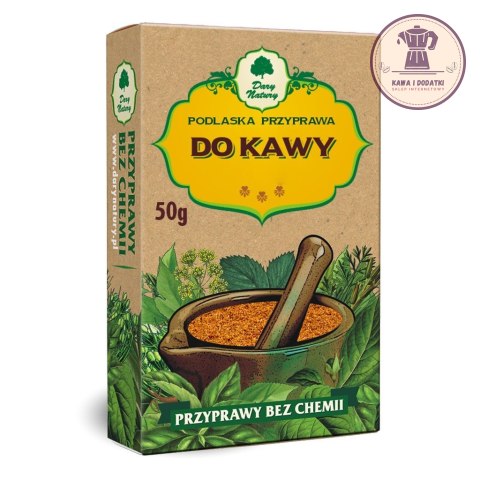 PRZYPRAWA DO KAWY BEZGLUTENOWA (PODLASKA) 50 g - DARY NATURY