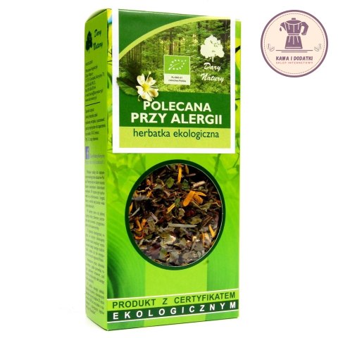 HERBATKA POLECANA PRZY ALERGII BIO 50 g - DARY NATURY