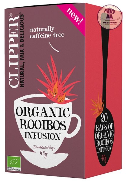 HERBATKA ROOIBOS BIO (20 x 2 g) 40 g - CLIPPER