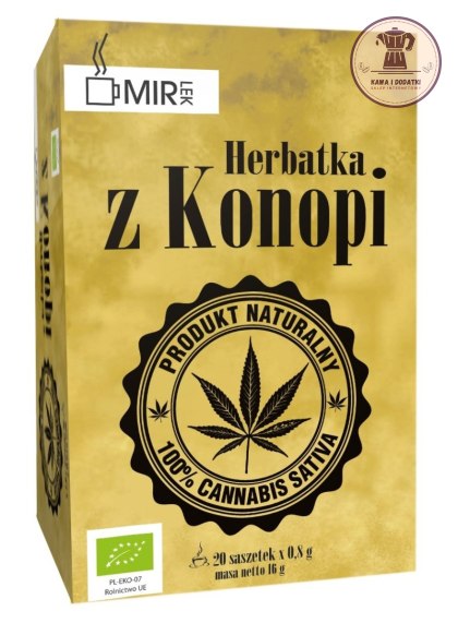 HERBATKA Z KONOPI BIO (20 x 0,8 g) 16 g - MIR-LEK