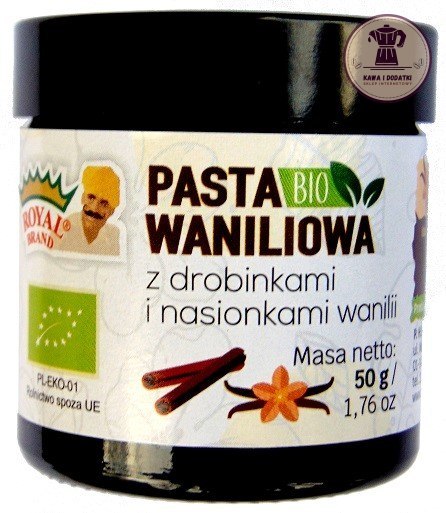 PASTA WANILIOWA BIO 50 g - ROYAL BRAND