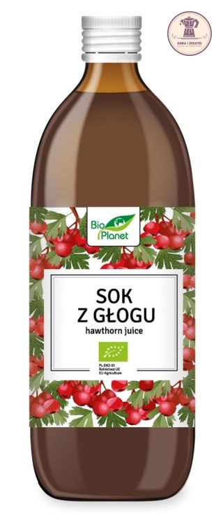 SOK Z GŁOGU BIO 500 ml - BIO PLANET