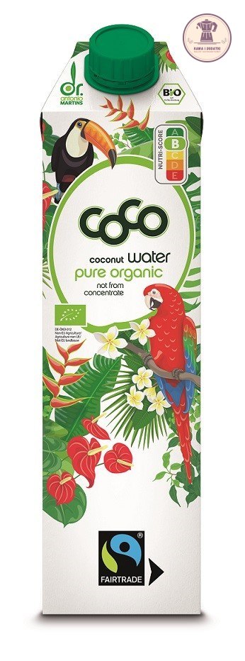 WODA KOKOSOWA FAIR TRADE BIO 1 L - COCO (DR MARTINS)