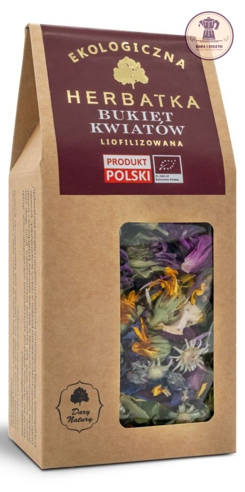 HERBATKA LIOFILIZOWANA BUKIET KWIATÓW BIO 15 g - DARY NATURY