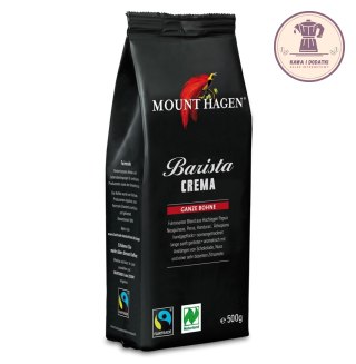 KAWA ZIARNISTA ARABICA 100 % BARISTA CREMA FAIR TRADE BIO 500 g - MOUNT HAGEN