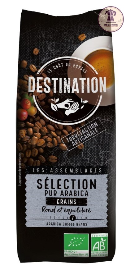 KAWA ZIARNISTA ARABICA 100 % SELECTION BIO 250 g - DESTINATION