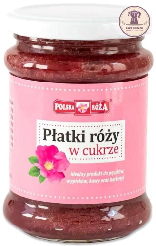 PŁATKI RÓŻY W CUKRZE 320 g - POLSKA RÓŻA