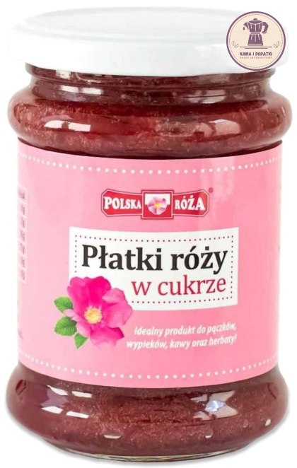 PŁATKI RÓŻY W CUKRZE 320 g - POLSKA RÓŻA