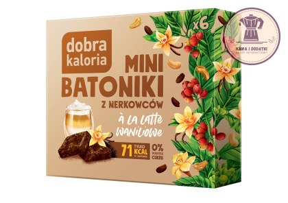 BATONIKI MINI Z NERKOWCÓW A'LA LATTE WANILIOWE (6 x 17 g) 102 g - DOBRA KALORIA