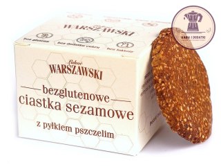 CIASTKA SEZAMOWE Z PYŁKIEM PSZCZELIM BEZGLUTENOWE 150 g - BATON WARSZAWSKI