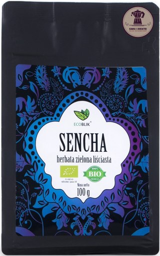 HERBATA ZIELONA LIŚCIASTA SENCHA BIO 100 g - ECOBLIK