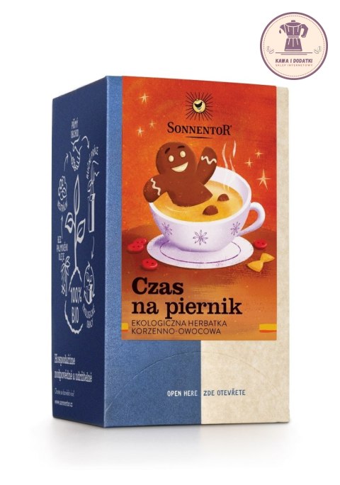 HERBATKA KORZENNO - OWOCOWA PIERNIKOWY CZAS (GINGERBREAD TIME) BIO (18 x 1,8 g) 32,4 g - SONNENTOR