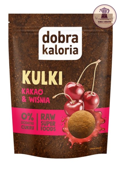 KULKI DAKTYLOWE KAKAO & WIŚNIA BEZ DODATKU CUKRÓW 58 g - DOBRA KALORIA