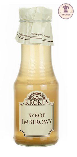 SYROP DO KAWY IMBIROWY BEZGLUTENOWY 355 g (280 ml) - KROKUS