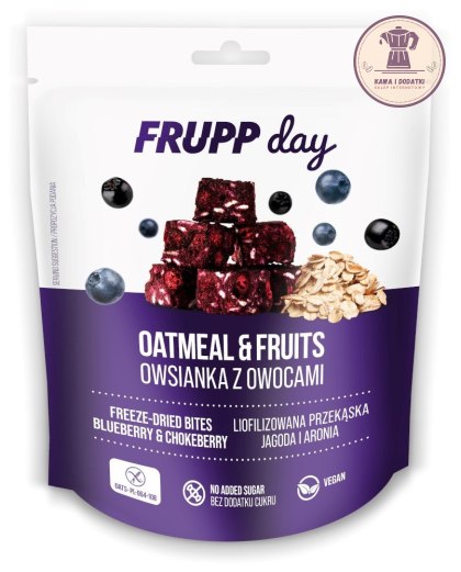 KOSTKI OWSIANE JAGODA - ARONIA BEZGLUTENOWE 25 g - CELIKO (FRUPP DAY)