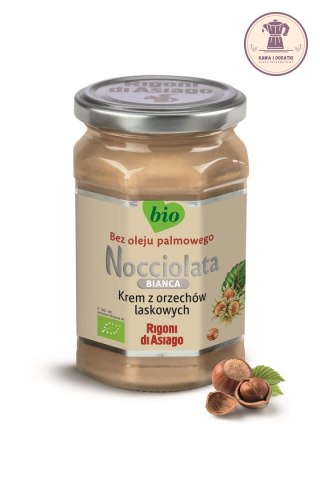 KREM Z ORZECHÓW LASKOWYCH BIAŁY BEZGLUTENOWY BIO 250 g - RIGONI DI ASIAGO (NOCCIOLATA)