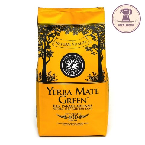 YERBA MATE GREEN FUERTE - GUARANA 400 g - MATE GREEN