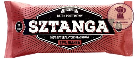 BATON PROTEINOWY Z ORZESZKAMI ZIEMNYMI "SZTANGA" BEZGLUTENOWY 70 g - ZMIANY ZMIANY