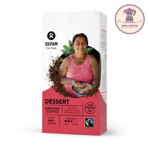 KAWA MIELONA ARABICA/ROBUSTA DESEROWA FAIR TRADE 250 g - OXFAM