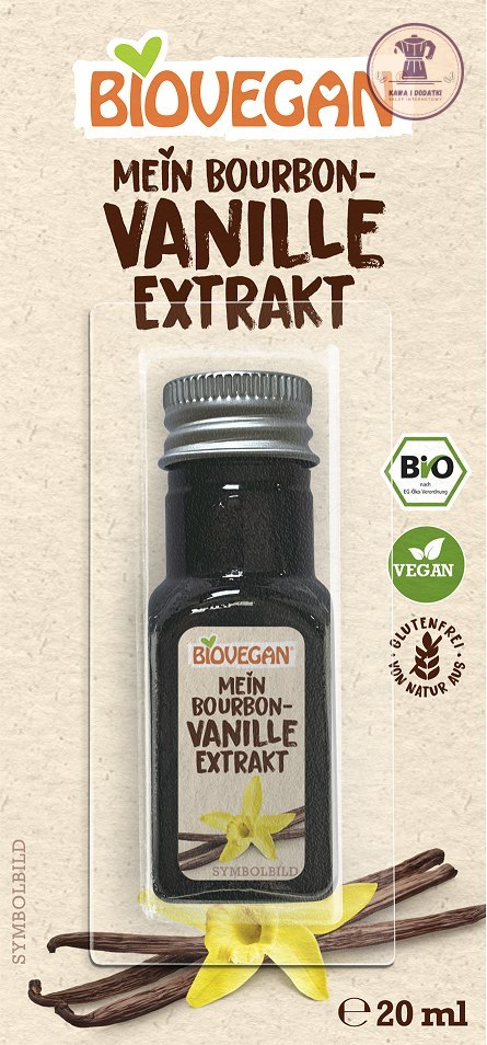 EKSTRAKT Z WANILII BOURBON BEZGLUTENOWY BIO 20 ml - BIOVEGAN