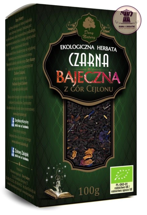 HERBATA CZARNA BAJECZNA BIO 100 g - DARY NATURY