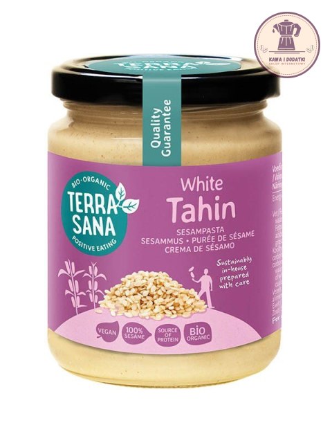 TAHINI BIAŁE (PASTA SEZAMOWA) BIO 250 g - TERRASANA