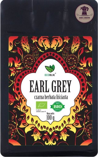 HERBATA CZARNA EARL GREY BIO 100 g - ECOBLIK