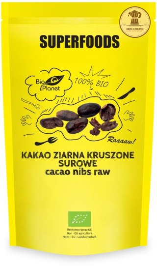 KAKAO ZIARNA KRUSZONE SUROWE BIO 250 g - BIO PLANET